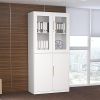 High quality metal furniture glass door steel file cabinet price