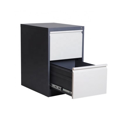 Top and cheap office drawer cabinet vertical  colorful steel 2 drawer filing cabinet