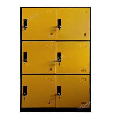 6 door hot sale and high quality steel metal locker