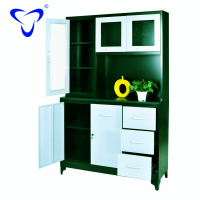 Open Modern Simple Design High quality waterproof metal furniture frame for home kitchen use steel Kitchens storage Cabinet