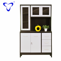 simple design high end metal material complete cupboard for home kitchen use furniture steel Kitchens storage Cabinet