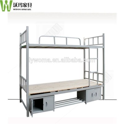 Cheap adult metal frame steel twin bunk beds