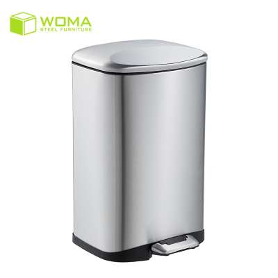 Home Usage and Round Shape stainless steel Step trash can