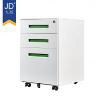 metal file cabinet bed side steel lockermodern office furniture cheap drawer cabinet movable filing cabinet with wheels