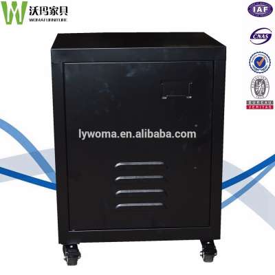 Wholesale Metal Mini Cupboard Movable Office Table Pedestal Cabinet Toys Storage Showcase Design