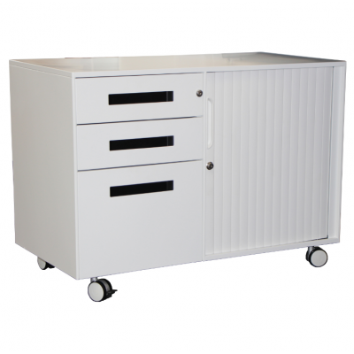 Tambour Door Mobile file cabinets